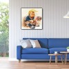Cartoon Trump-Full Round Diamond Painting