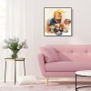 Cartoon Trump-Full Round Diamond Painting