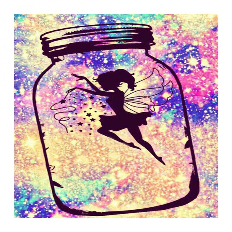 Fairy in Glass Bottl...