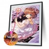 Cartoon Girl-Full Round Diamond Painting