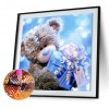 Happy Bear -Full Round Diamond Painting