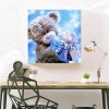 Happy Bear -Full Round Diamond Painting