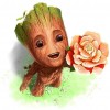 Flower Tree Man-Full Round Diamond Painting