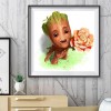 Flower Tree Man-Full Round Diamond Painting