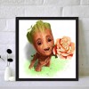 Flower Tree Man-Full Round Diamond Painting