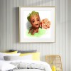 Flower Tree Man-Full Round Diamond Painting