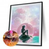 Rosy Clouds Fishtail-Full Round Diamond Painting