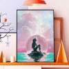 Rosy Clouds Fishtail-Full Round Diamond Painting