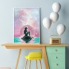 Rosy Clouds Fishtail-Full Round Diamond Painting