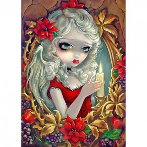 Girl- Full Round Diamond Painting