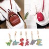 1pcs DIY Keychain Handmade Cartoon Dinosaur Full Drill Diamond Painting