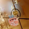 5pcs Cartoon Fruit Full Drill Diamond Painting Key Chain Mosaic Handicraft
