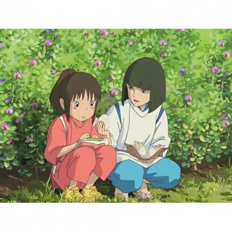 Cartoon Girl - Full Round Diamond Painting