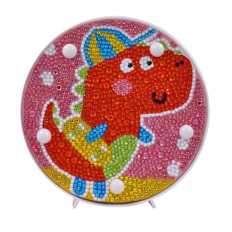 DIY Diamond Painting Light Cartoon Dinauser Full Drill Cross Stitch Embroidery Decor