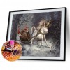 Cartoon Horse- Full Round Diamond Painting