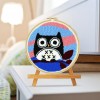 Cartoon Owl Cross Stitch Kit Embroidery Needlework for Beginner Sewing Tool