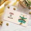 8pcs DIY Special Shaped Diamond Painting Cartoon Christmas Card Kids Gift