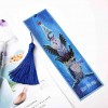 Special Shaped Diamond Painting Cartoon Bird Bookmarks Tassel Page Holder