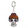 Cartoon Girl/Boy Keychain- Bead Embroidery