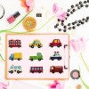 DIY Full Drill Round Cartoon Cars Diamond Painting Puzzle Children Sticker