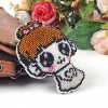 Cartoon Girl/Boy Keychain- Bead Embroidery