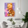 Cartoon Bear  - Full Round Diamond Painting