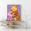 Cartoon Bear  - Full Round Diamond Painting