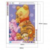 Cartoon Bear  - Full Round Diamond Painting