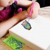 5pcs/Set DIY Full Drill Diamond Painting Key Chain Cartoon Bird Bag Pendant