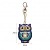 5pcs/Set DIY Full Drill Diamond Painting Key Chain Cartoon Bird Bag Pendant