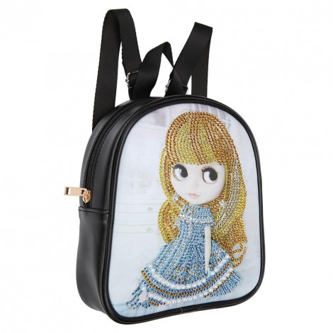 DIY Cartoon Doll Diamond Painting Students Backpack Children School Bags