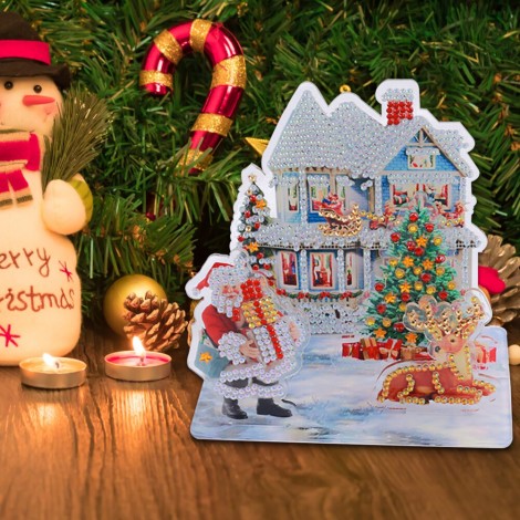 Cartoon Diamond Painting Kits for Kids 5D DIY Christmas Decoration