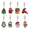 8pcs DIY Full Drill Special Shaped Diamond Painting Cartoon Fashion Keyring