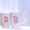 5pcs Diamond Painting Cartoon Pig Stickers Set Funny Toy Adhesive Decals
