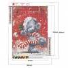 Dancing Teddy Bear -  Full Round Diamond Painting