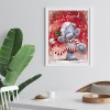 Dancing Teddy Bear -  Full Round Diamond Painting