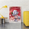 Dancing Teddy Bear -  Full Round Diamond Painting