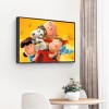 Dog and Family- Full Round Diamond Painting