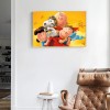 Dog and Family- Full Round Diamond Painting