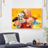 Dog and Family- Full Round Diamond Painting