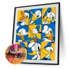Cartoon Duck- Full Round Diamond Painting