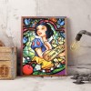 Flower Princess-Full Round Diamond Painting