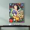 Flower Princess-Full Round Diamond Painting