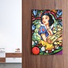 Flower Princess-Full Round Diamond Painting