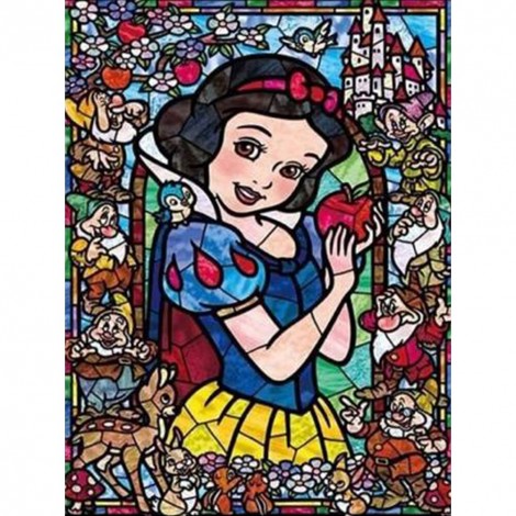 Flower Princess-Full Round Diamond Painting
