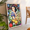 Flower Princess-Full Round Diamond Painting