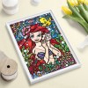 Flower Princess-Full Round Diamond Painting