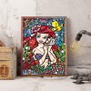 Flower Princess-Full Round Diamond Painting