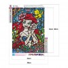 Flower Princess-Full Round Diamond Painting
