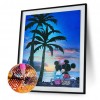 Coconut Tree Mouse- Full Round Diamond Painting